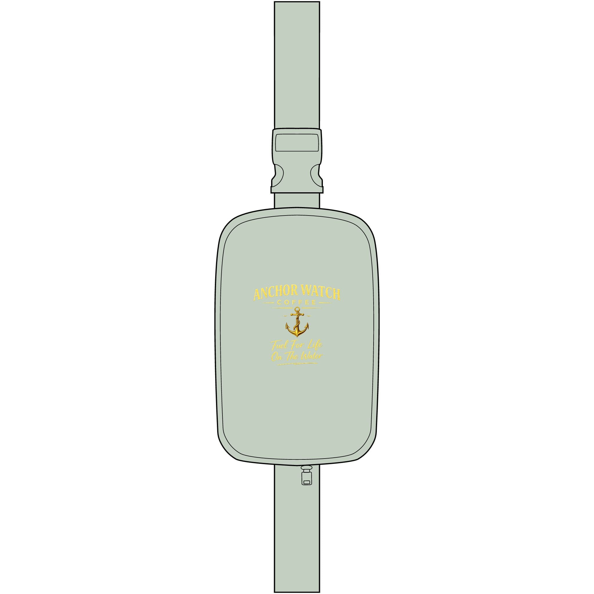 Embroidered Explorer Sling Bag — Anchor Voyage Design