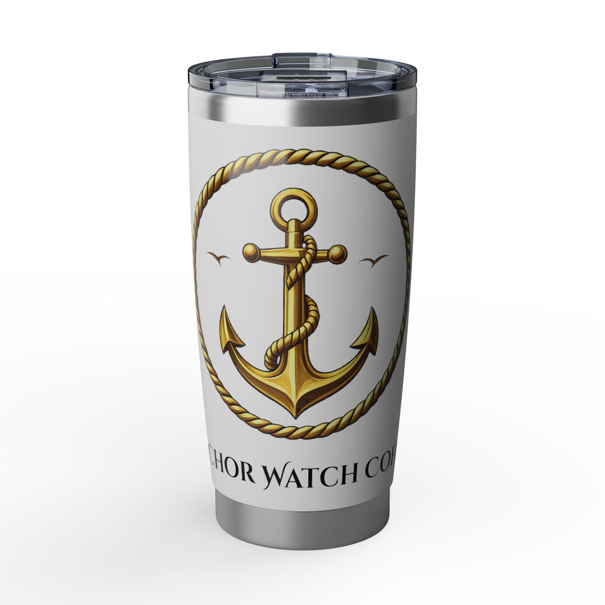 Anchor Rope 20oz Tumbler — Nautical Vagabond Travel Mug