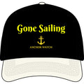 Gone Sailing Two-Tone Cap — Anchor Watch Nautical Baseball Hat