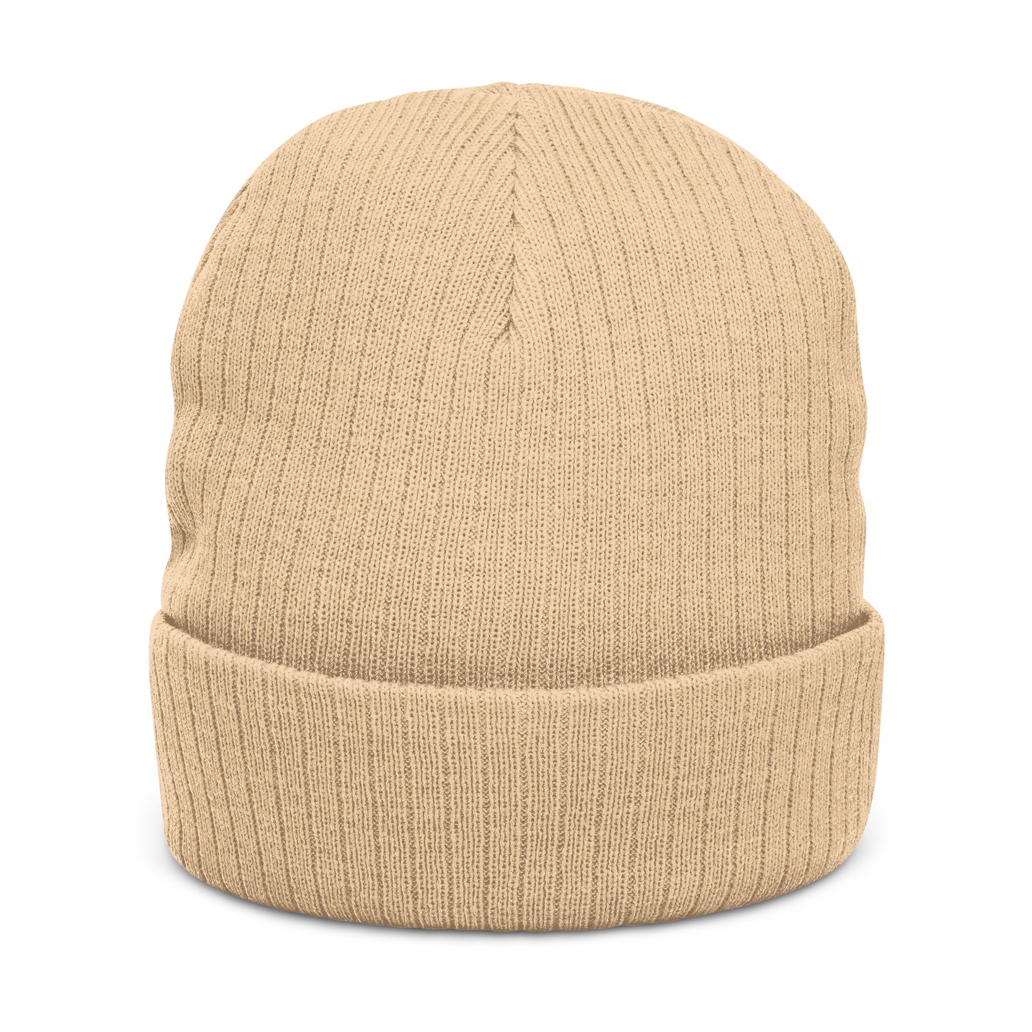 Anchor Watch Coffee Embroidered Beanie Hat – Nautical Anchor Winter Hat