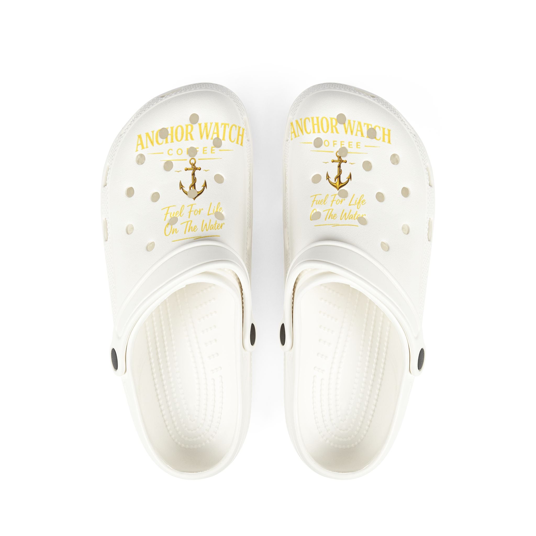 Anchor Watch Nautical EVA Foam Clogs — Lightweight Beach Slip-Ons