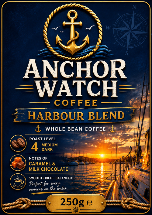 Harbour Blend-Whole Bean Coffee (250g)