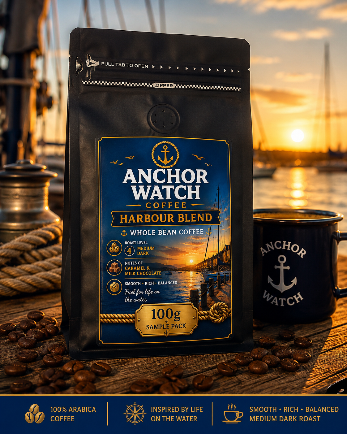 Harbour Blend – 100g Sample Pack